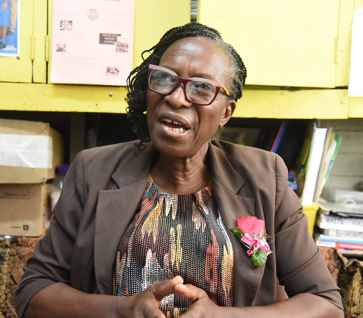 Icelyn Taylor, principal at the Whitehall Primary School in St Thomas, says her school has no water problem but sections of the wider community do.