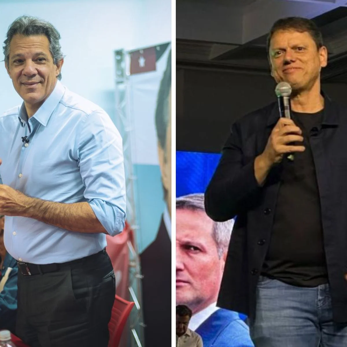 Datafolha: Tarcísio tem 50% ante 30% de Haddad, e venceria em 1° turno hoje