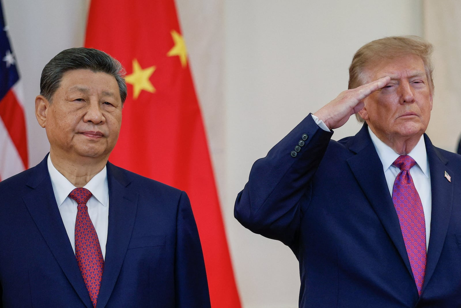 Xi Jinping e Donald Trump durante encontro na Casa Branca Evan Vucci/Reuters - 24.09.26