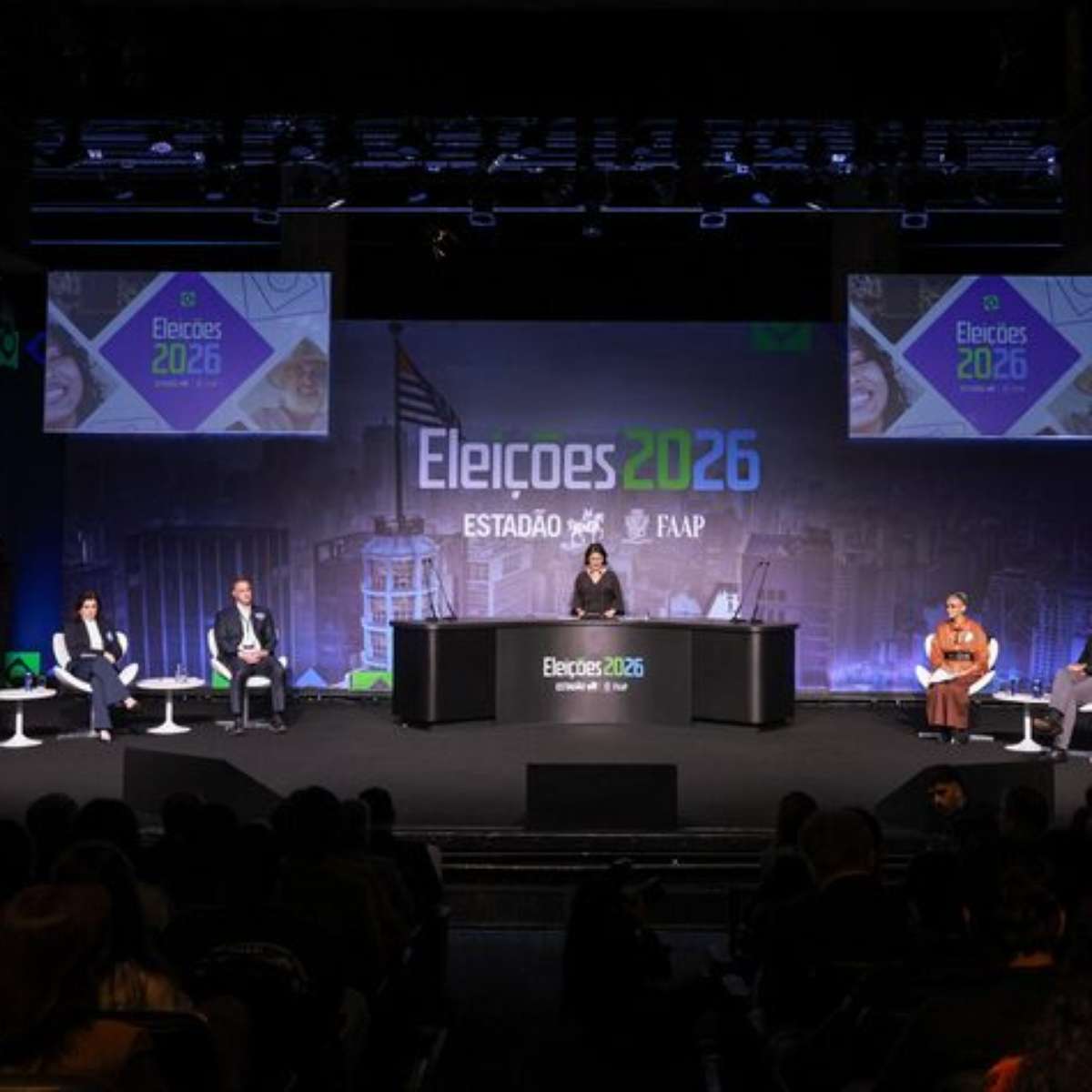 Candidatos ao Senado de SP trocam farpas e acusações de corrupção em debate Estadão/FAAP