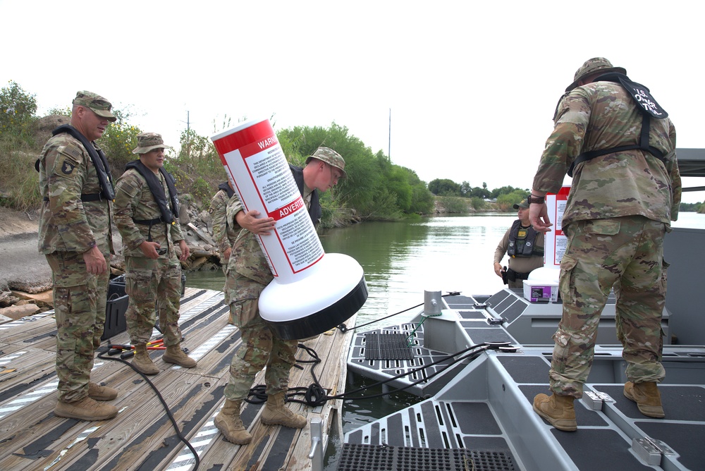 Imagem relacionada à notícia: Guarda Nacional do Exército instalar bóias para expandir a área de defesa nacional do Rio Grande