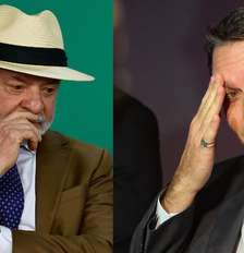 A uma semana da eleição, pesquisas mostram disputa acirrada entre Lula e Flávio e cenário imprevisível Foto: Pedro Kirilos/Wilton Junior/Estadão / Estadão