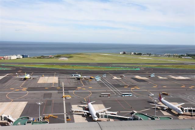 Jeju International Airport, as seen from the control tower / Courtesy of Jeju Regional Aviation Administration