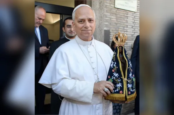 Pivô de disputa eleitoral, Nossa Senhora teve imagem abençoada por Leão XIV