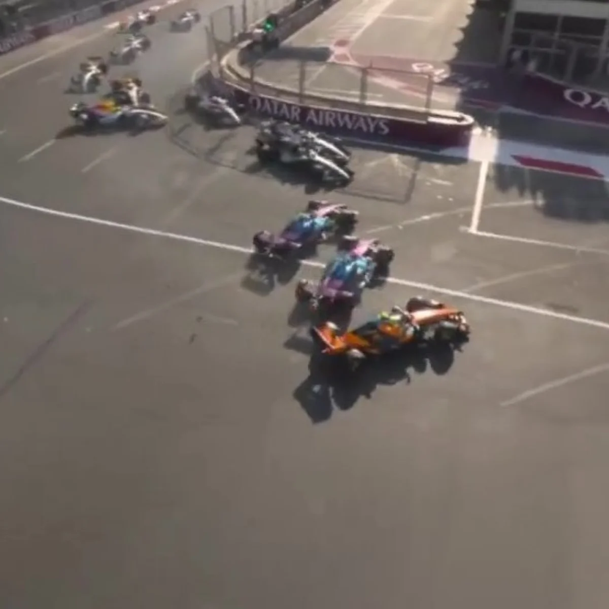 F1: Norris se desculpa com Colapinto após pedir suspensão por acidente
