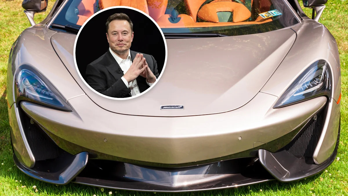 Elon Musk amassou um McLaren de US$ 1 milhão com Peter Thiel no banco do passageiro — e não tinha comprado seguro