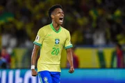 Estêvão, atacante da Seleção Brasileira.