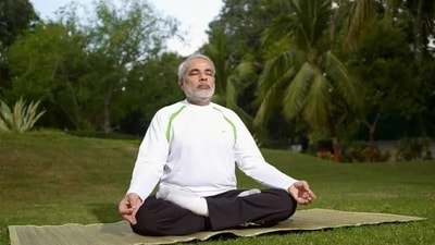 As PM Modi is celebrating his 76th birthday today, let's take a look inside his fitness routine. (Instagram)