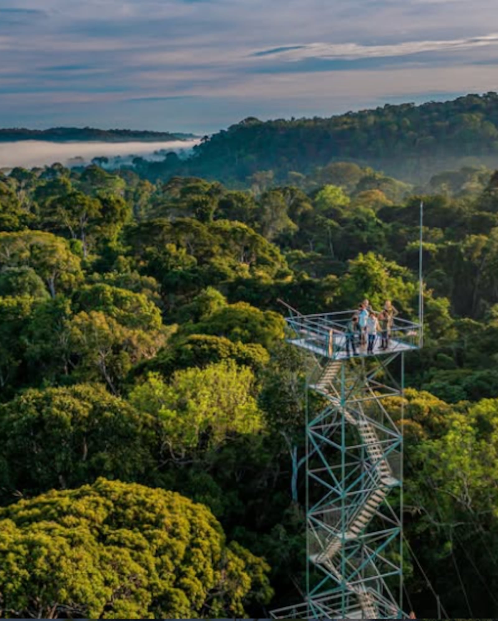 Torre de observação do Cristalino Lodge
