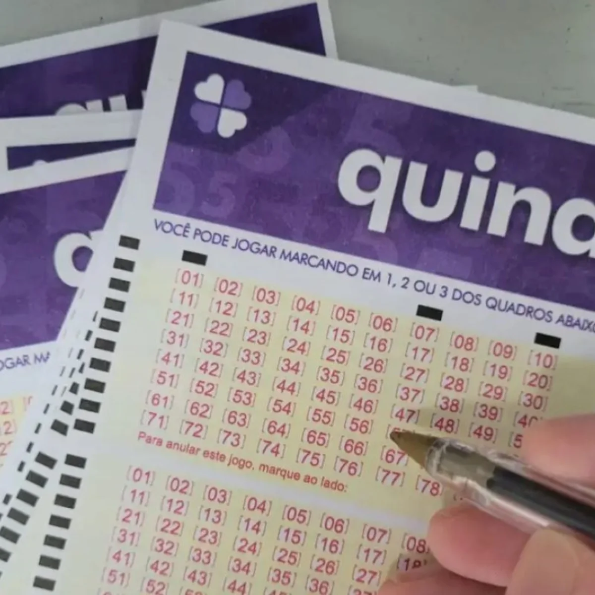 Quina 7125 sorteia prêmio de R$ 7,5 milhões hoje (23/9). Veja resultado