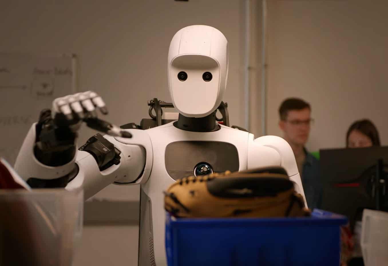 Robô com o Gemini Robotics 2