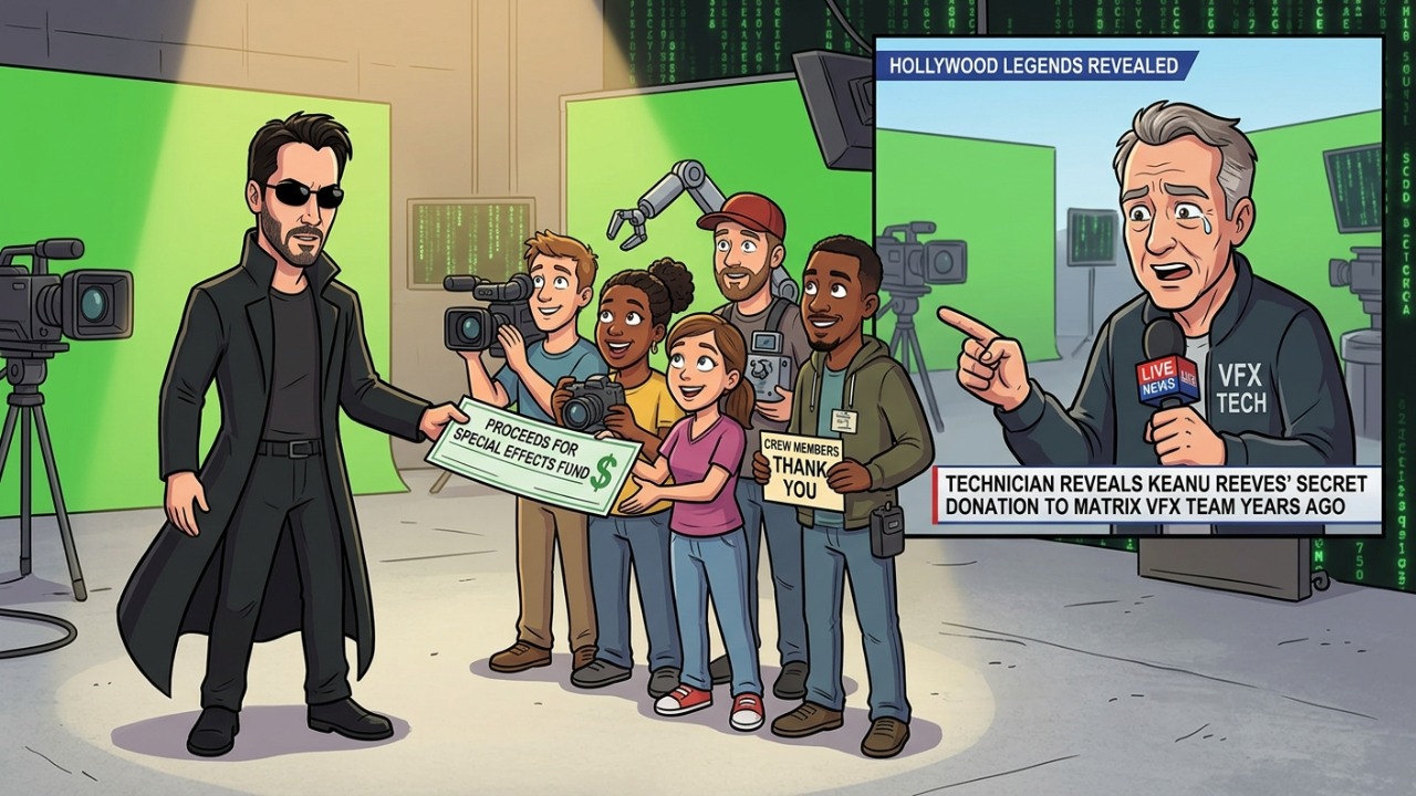 Keanu Reeves abriu mão de parte do próprio cachê para que a equipe de efeitos especiais recebesse mais, e a história só veio a público anos depois por um técnico