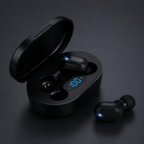 Fone De Ouvido Bluetooth Sem Fio Com Visor Intra Auricular Estéreo
