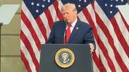 Trump defende guerra contra o Irã ao discursar no 25º aniversário do 11 de Setembro