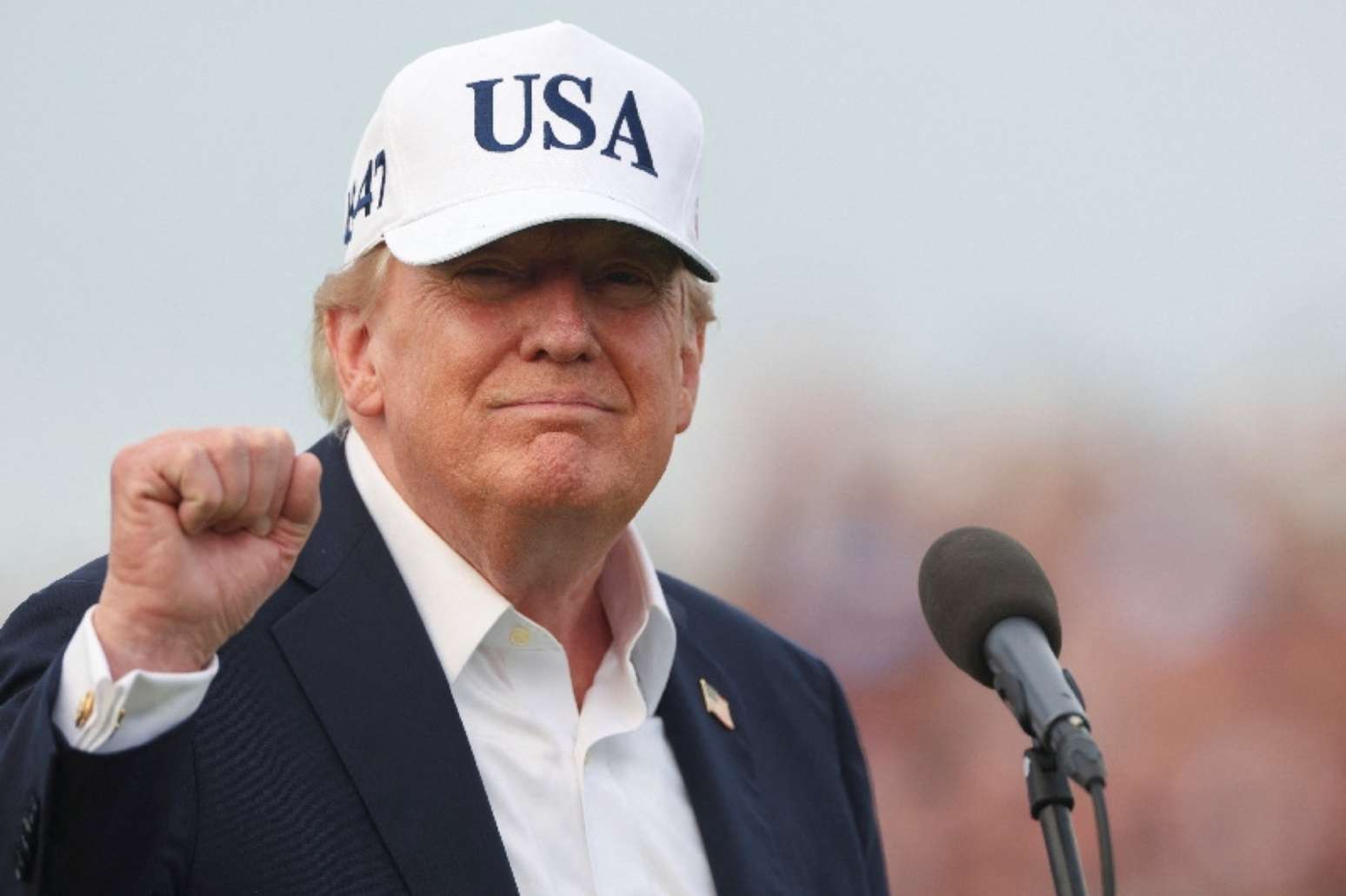 Presidente dos EUA, Donald Trump, durante visita à Irlanda