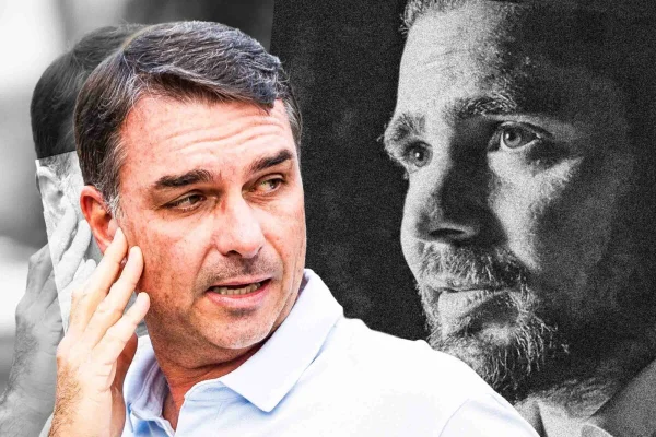 Flávio Bolsonaro viajou em jatinho de Vorcaro e de investigado no caso INSS