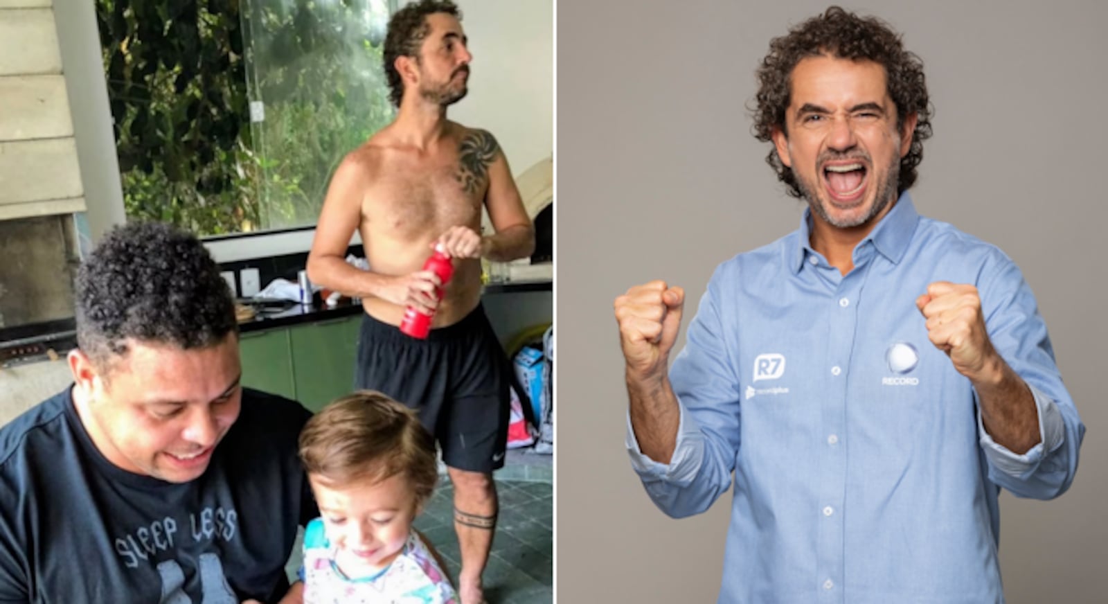 Felipe Andreoli parabenizou Ronaldo Fenômeno em suas redes sociais Reprodução/Instagram - Antonio Chahestian/RECORD