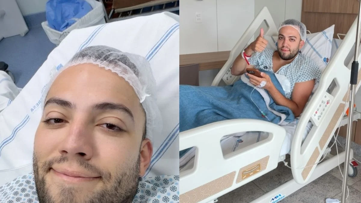 Lucas Rangel revela que ficará sete dias sem falar após passar por cirurgia