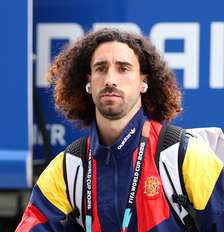Marc Cucurella em chegada para Espanha x Arábia Saudita Foto: Florencia Tan Jun/Getty Images / Esporte News Mundo