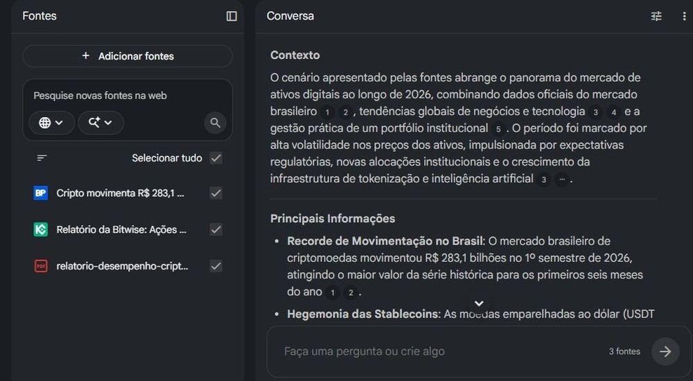 NotebookLM resume documentos e relatórios com um único prompt — Foto: Diedrich Bader/TechTudo