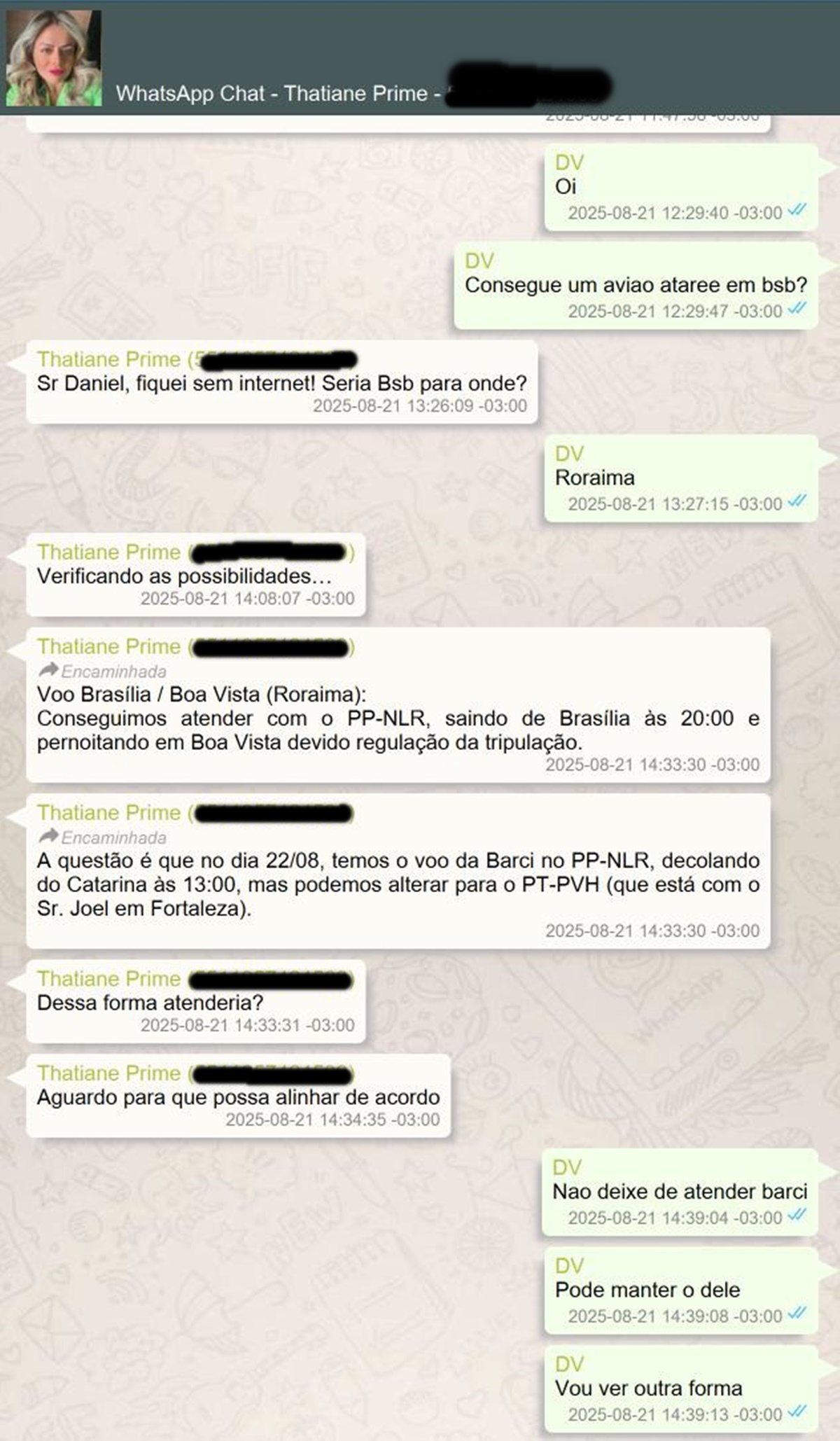 Vorcaro priorizou voo de "Barci" no dia e no jato em que Moraes foi filmado