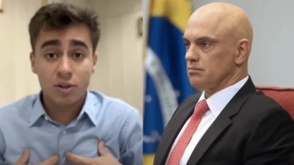 "Ladrão e vacilão": Nikolas ataca Moraes com camiseta após vídeo de jatinho