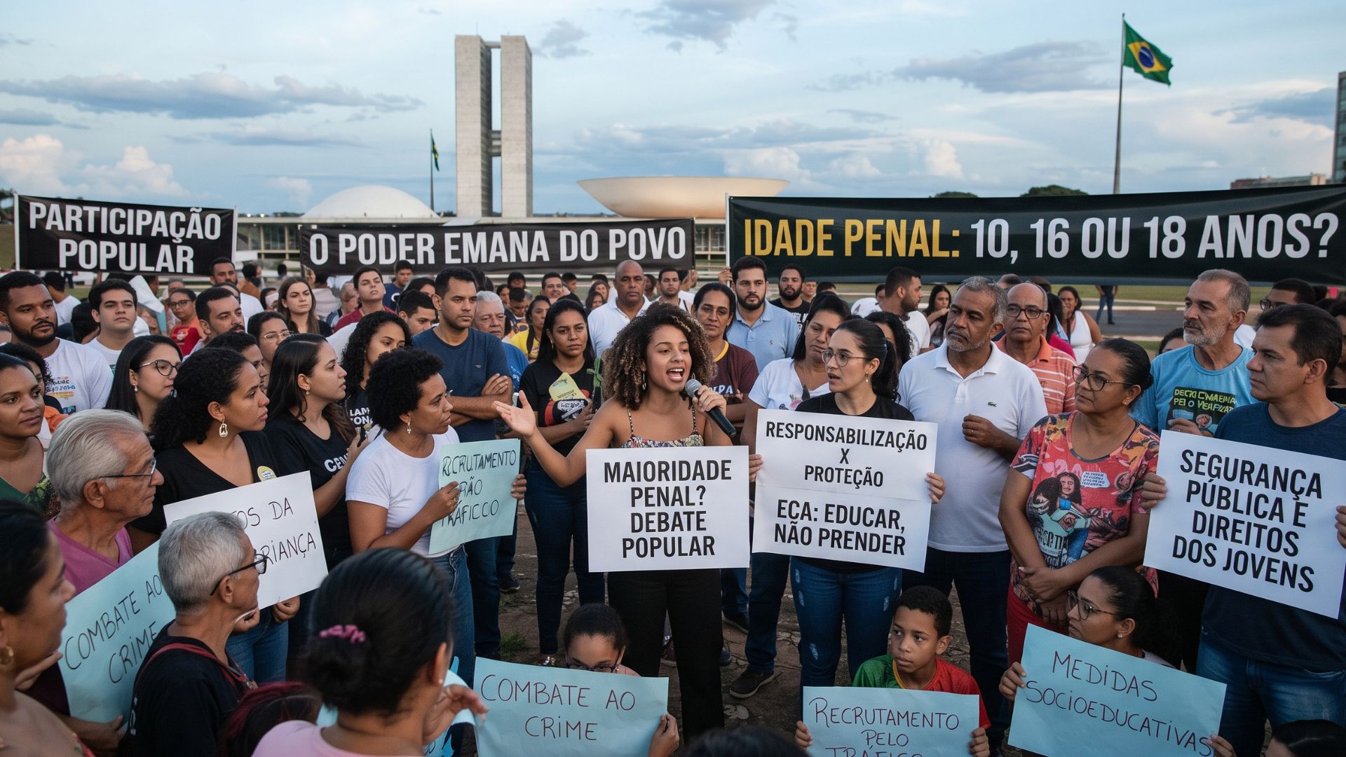 Maioridade penal, segurança pública e direitos de adolescentes entram em debate