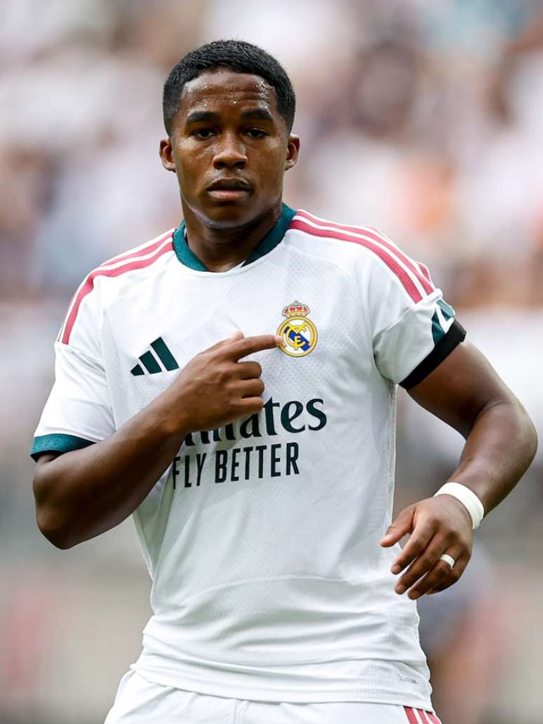 Com só 4 min pelo Real Madrid, Endrick pode ser emprestado ao futebol italiano, diz site