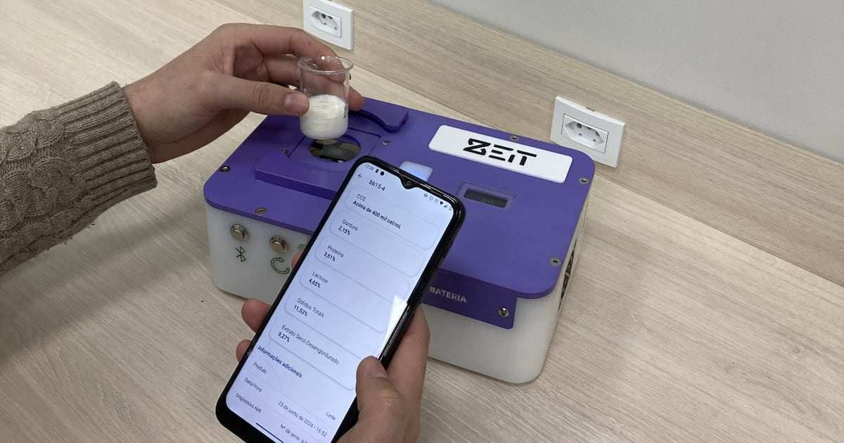Novo equipamento leva análise da qualidade do leite para dentro da fazenda