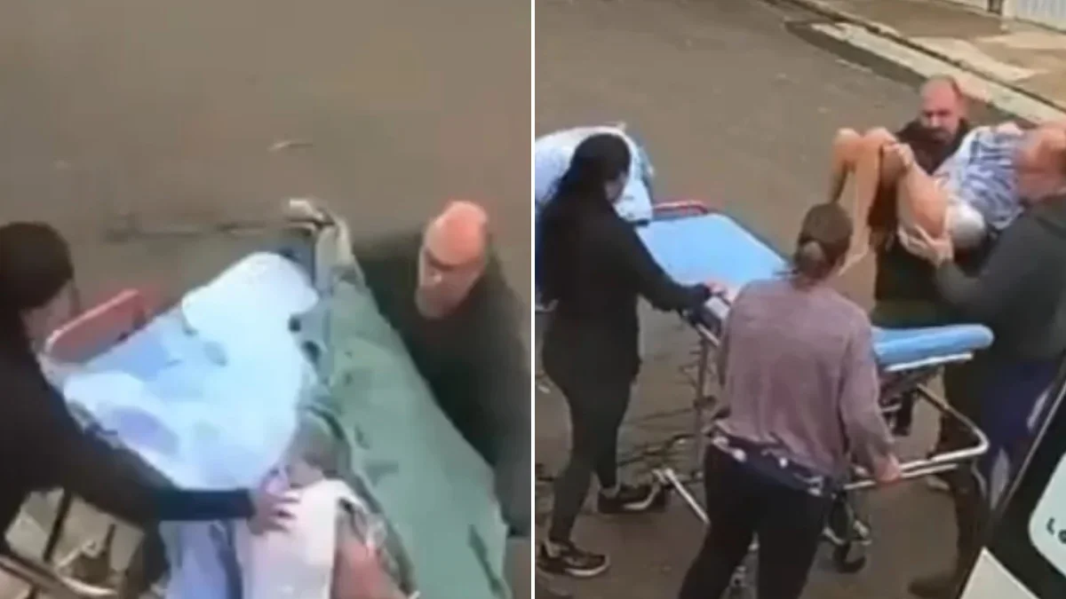 Paciente que caiu de maca durante transporte para ambulância morre em MG