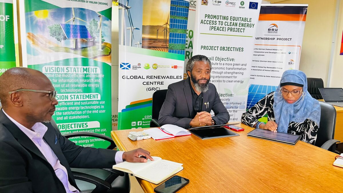 Grupo de energia renovável urge Malawi a resolver os desafios do fornecimento de energia