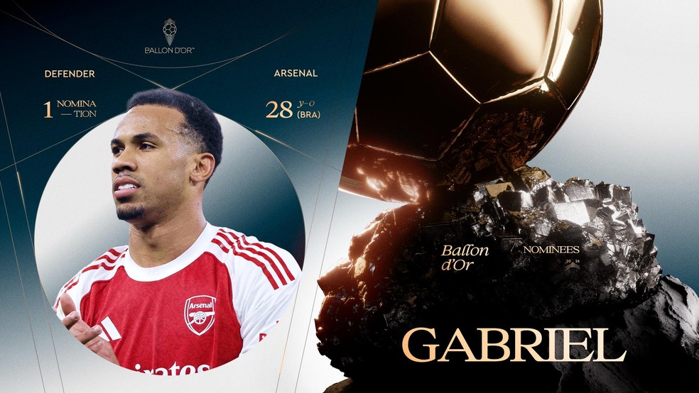 Bola de Ouro 2026: Três brasileiros são indicados ao prêmio de melhor jogador do mundo; veja lista completa