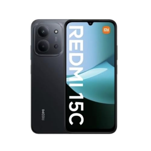 Smartphone Xiaomi Redmi 15C Midnight Black (Preto) 8GB RAM 256GB ROM