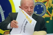 Presidente Lula durante audiência sobre bets no Palácio do Planalto