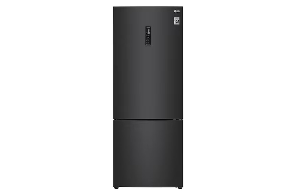 Geladeira Inverse LG 462L Black Inox com Compressor Smart Inverter — Foto: Divulgação/LG