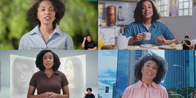 As atrizes nos programas eleitorais de Lula, Fl&aacute;vio e Caiado: tentativa de fazer a eleitora se identificar com a mensagem Foto: Reprodu&ccedil;&otilde;es/TV