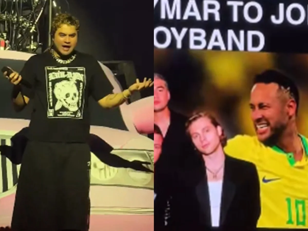 Neymar é vaiado em show do 5 Seconds of Summer e cantor se junta ao público