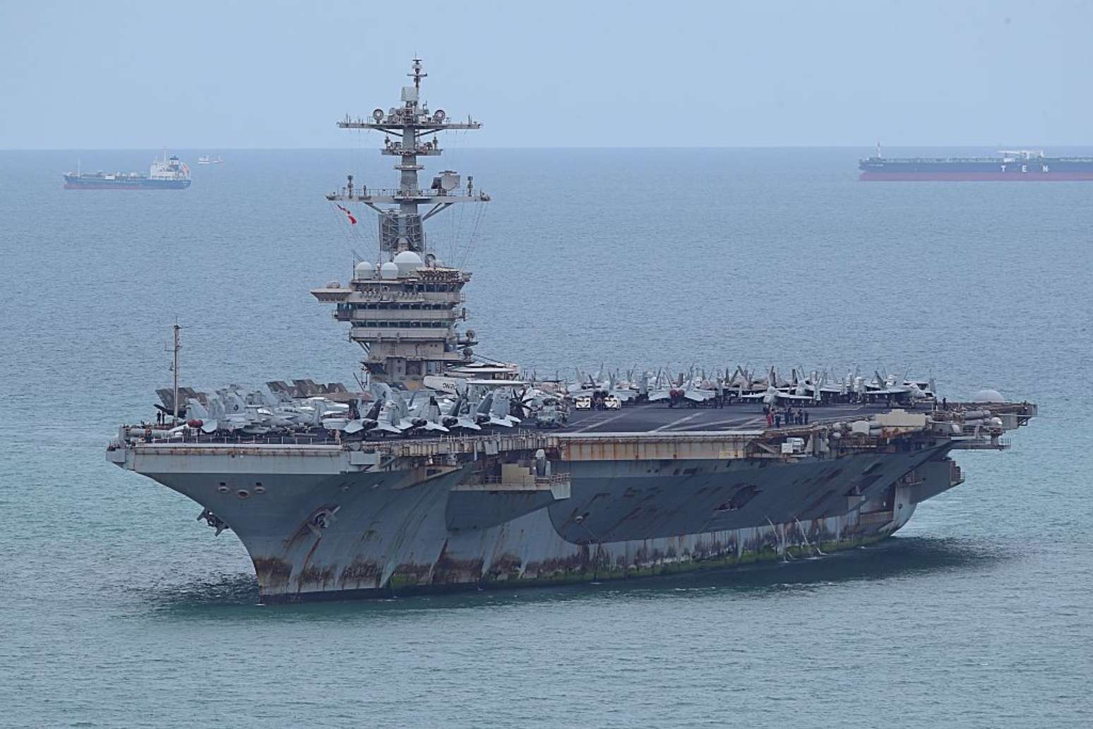 USS Abraham Lincoln.
