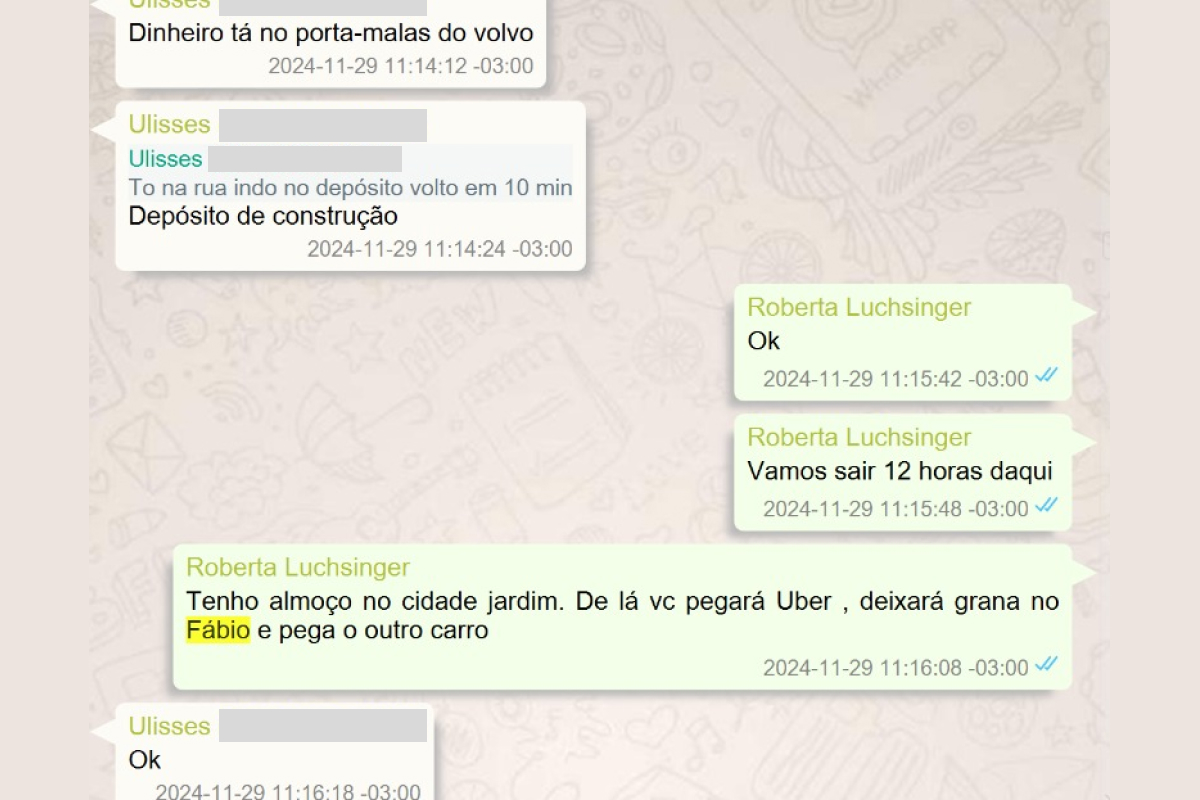 Mensagens de Roberta Luchsinger