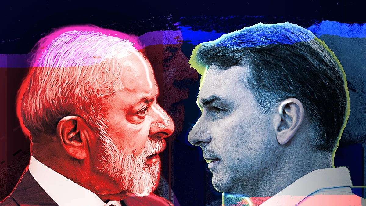 Meio/Ideia: Lula e Flávio Bolsonaro estão empatados com 46% no 2º turno