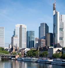Frankfurt, capital financeira alemã: Merz diz que Alemanha já está fora da zona de recessão econômica Foto: DW / Deutsche Welle