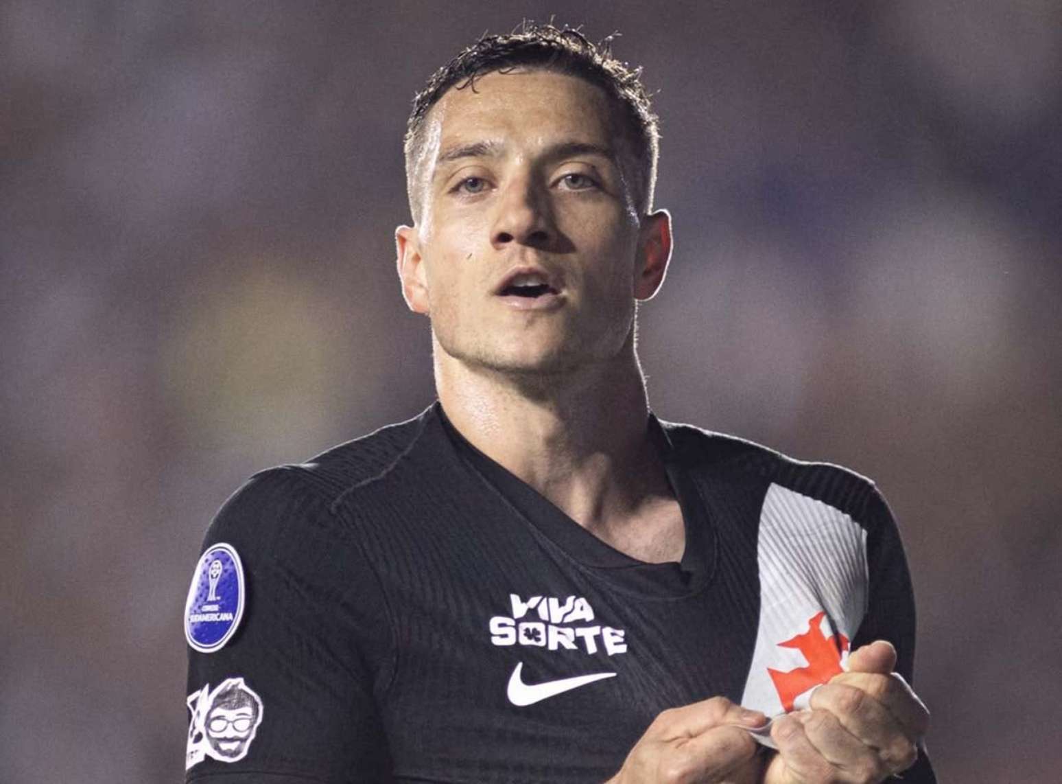 Bruno Duarte comemora primeiro gol com a camisa do Vasco &ndash;