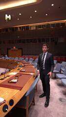 A SALA DO CONSELHO DE SEGURANÇA DA ONU