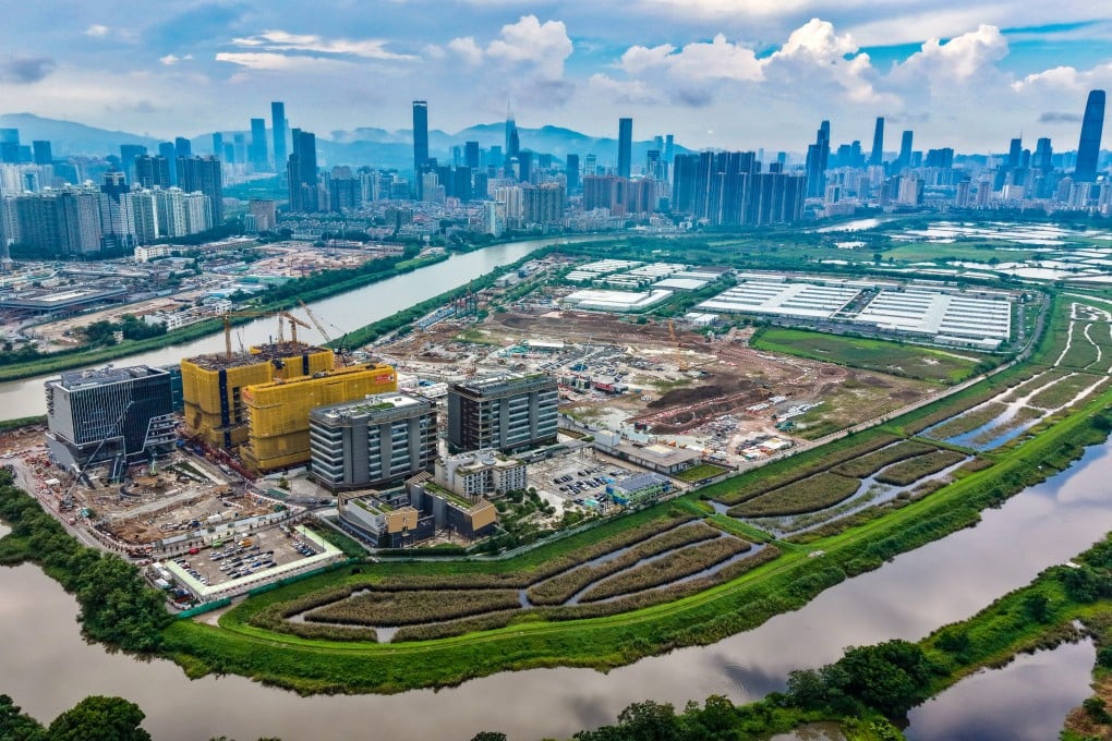 An aerial view of the Hong Kong-Shenzhen Innovation and Technology Park in the Northern Metropolis on September 14. Photo: Karma Lo