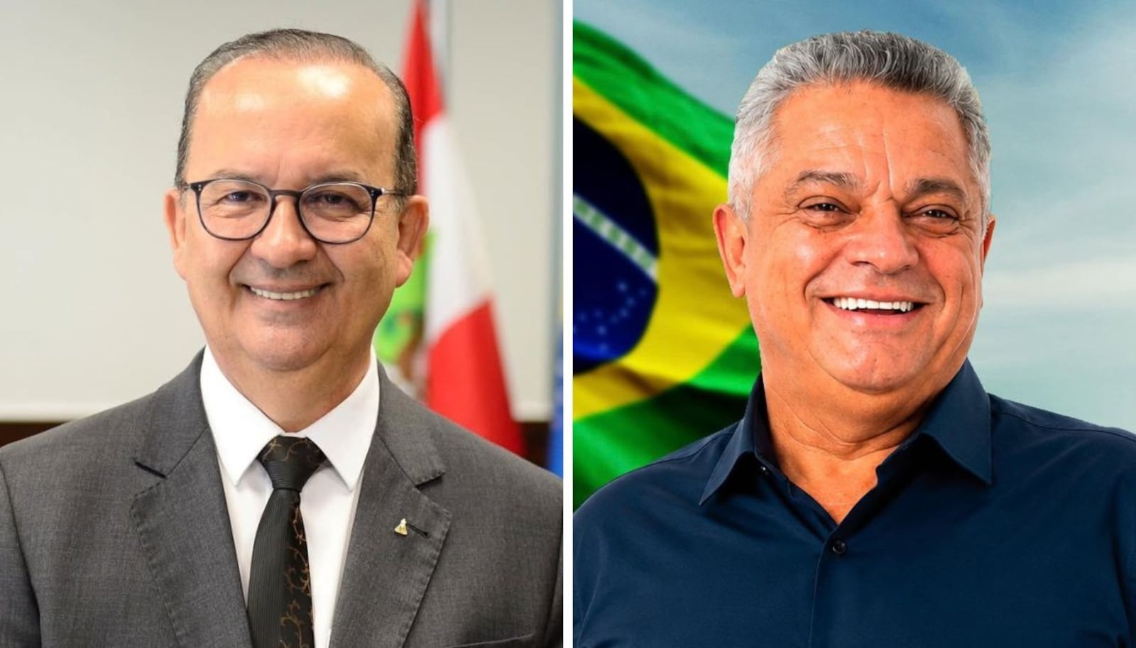 Em eventual segundo turno no estado, Jorginho Mello teria 57% dos votos, e João Rodrigues, 26% Montagem: Reprodução/Facebook @jorginhomello.sc – 21.11.2022; Reprodução/Facebook @joaorodrigues.cco – 28.07.2026