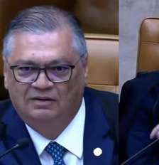 Dino e Fachin Foto: Reprodução/STF
