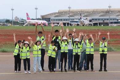 Aeroporto de Goiânia celebra o Dia das Crianças com edição especial do Spotter Day Kids