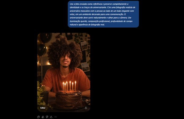 Prompt para foto de aniversário masculino: 9 ideias para usar no ChatGPT