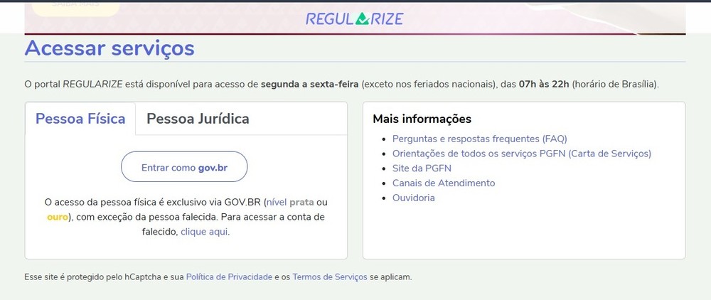Portal regularize — Foto: Diedrich Bader/TechTudo