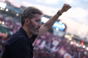 O candidato ao GDF Leandro Grass (PT) também participou da manifestação